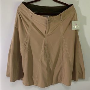 Athleta  skirt w/shorts made inside sz 14T NWT